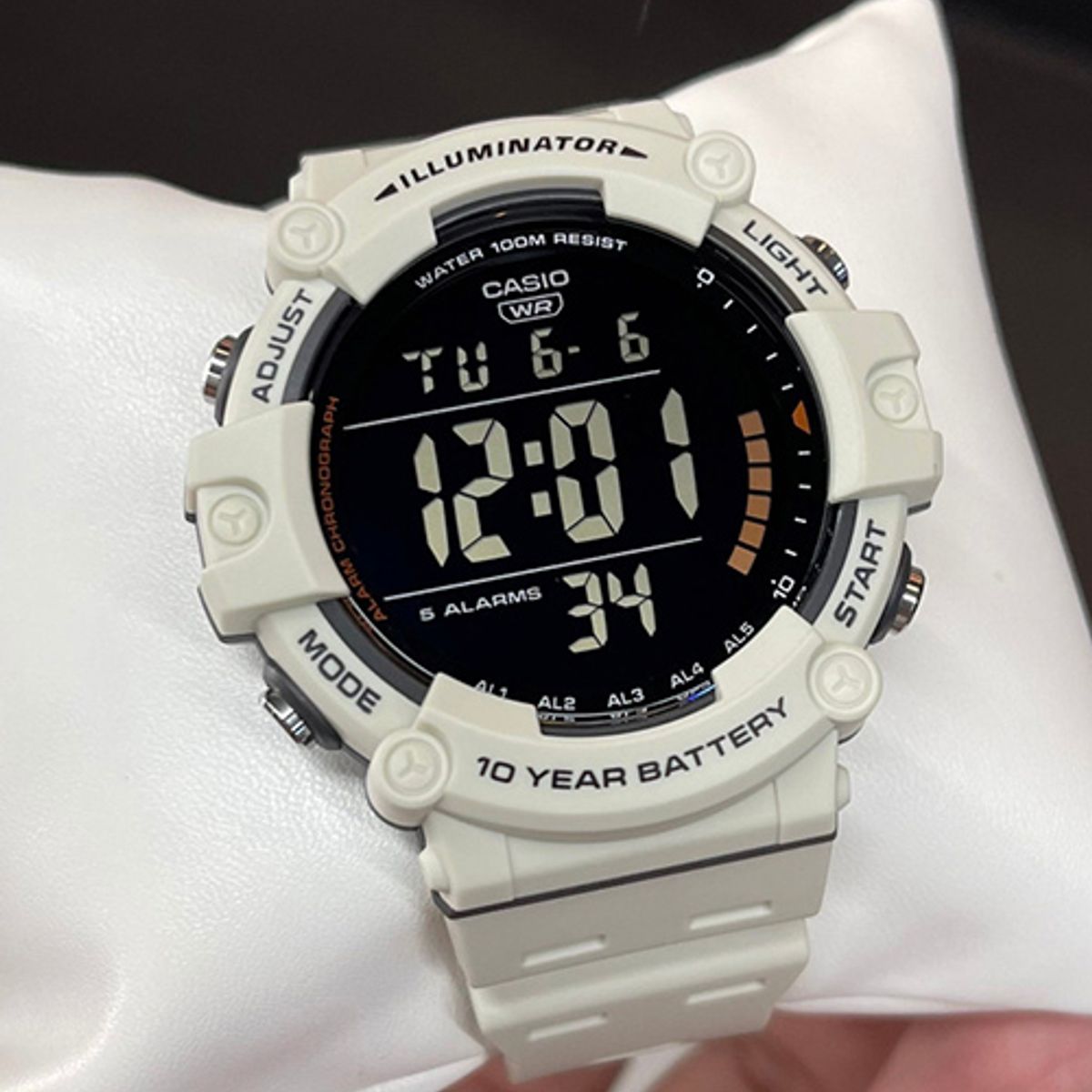 CASIO - RELOJ CASIO AE1500WH-8B2 HOMBRE DEPORTIVO ILUMINATOR