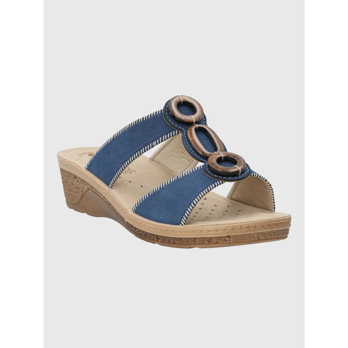 HUSH PUPPIES - Sandalia Bussana Mujer Azul HUSH PUPPIES