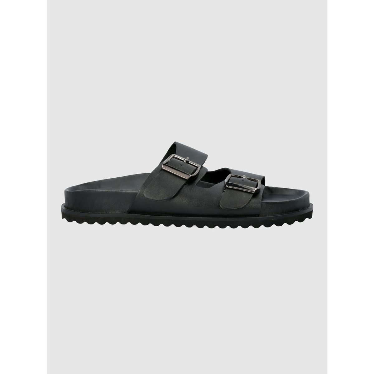 HUSH PUPPIES - Sandalia Cuero Mujer Varana Negra HUSH PUPPIES