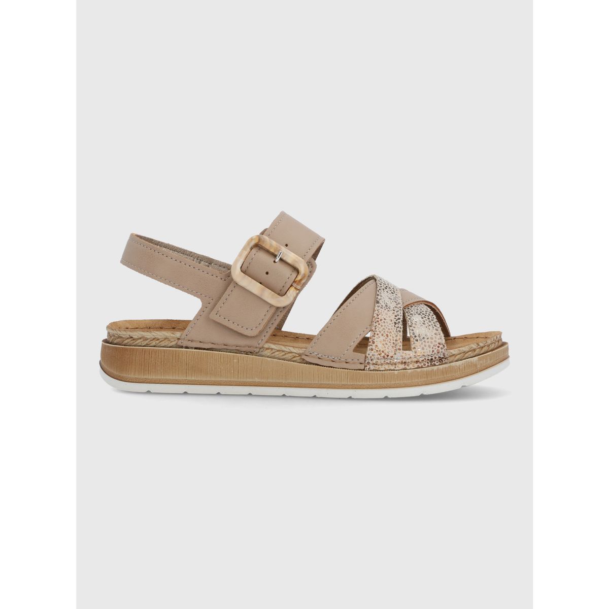 HUSH PUPPIES - Sandalia Belana Mujer Beigec HUSH PUPPIES