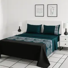 ARMONIA - Estilo 770 juego de sábanas 2 plazas clásicas 144 hilos