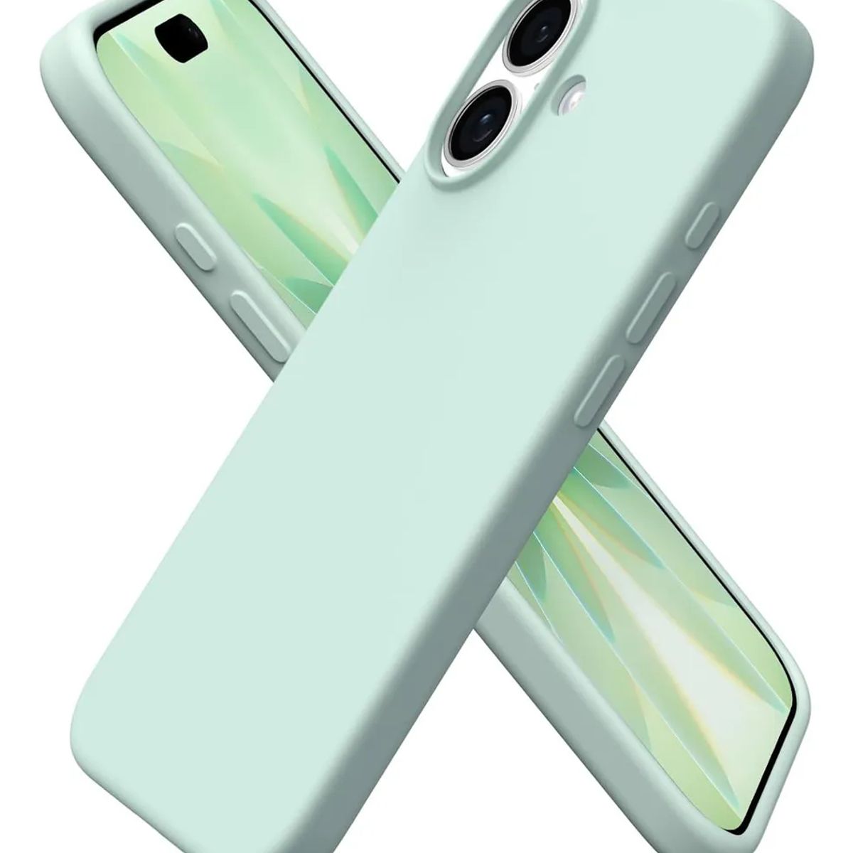 COMPUTECH - Funda / Carcasa Premium Para iPhone 17 Color Menta Antihuellas