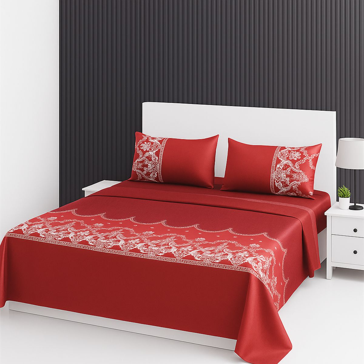 ARMONIA - Sábanas 2 plazas estilo 770 clásicas 144 hilos