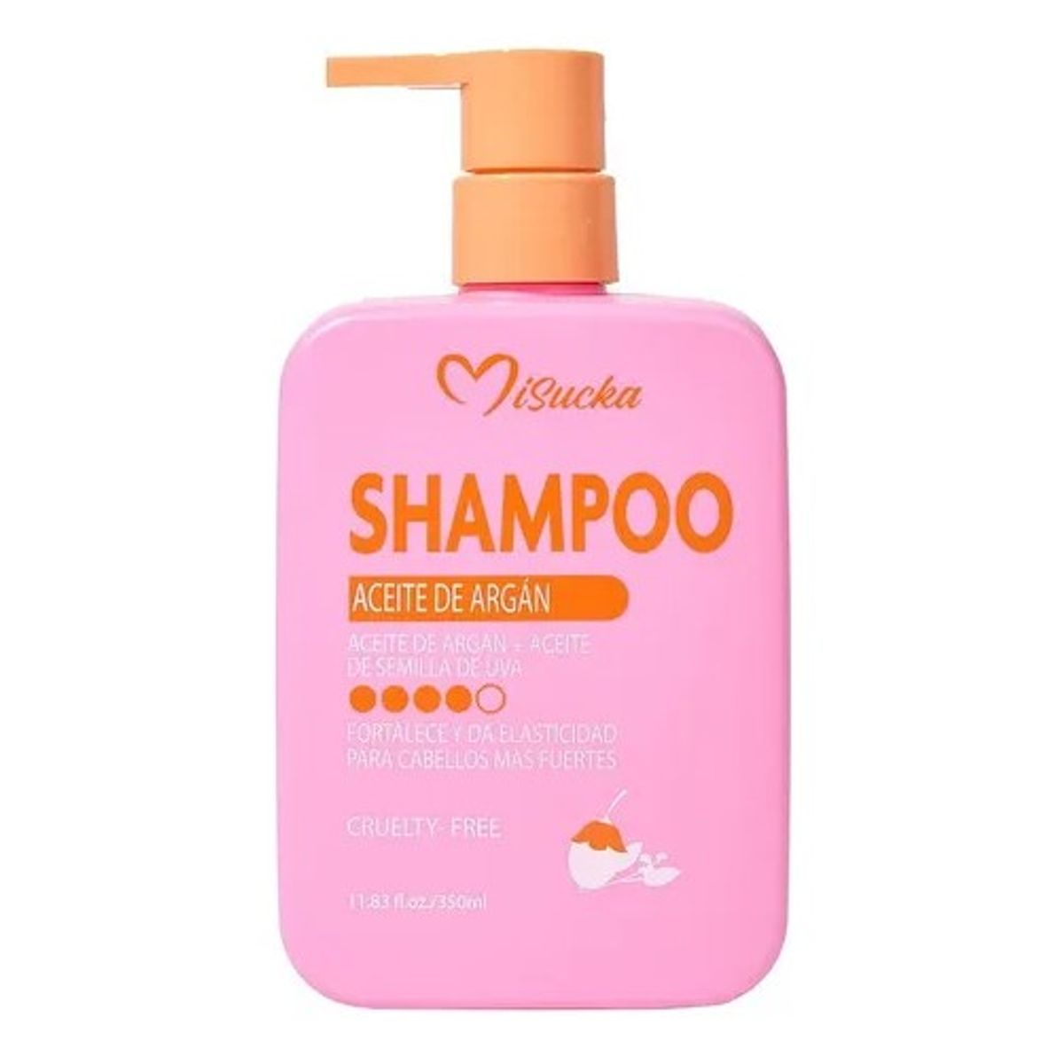 GENERICO - Shampoo Misucka Aceite De Argan Vegano Fortalecedor 350ml