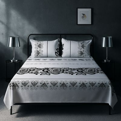 Imagen 2 del producto Sábanas 2 plazas modelo 762 clásicas 144 hilos