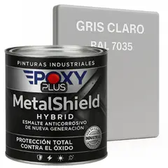 EPOXY - Pintura Anticorrosiva MetalShield™ Hybrid - 1/4 GALON - GRIS CLARO