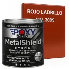 EPOXY - Pintura Anticorrosiva MetalShield™ Hybrid - 1/4 GALON - ROJO LADRILLO