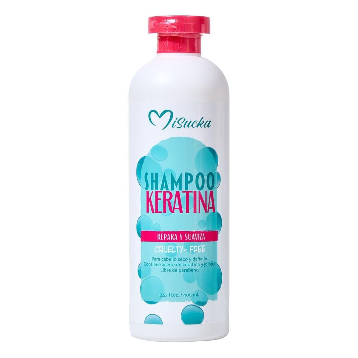 GENERICO - Pack 3 Shampoo Misucka Keratina Vegano Reparador 1200ml