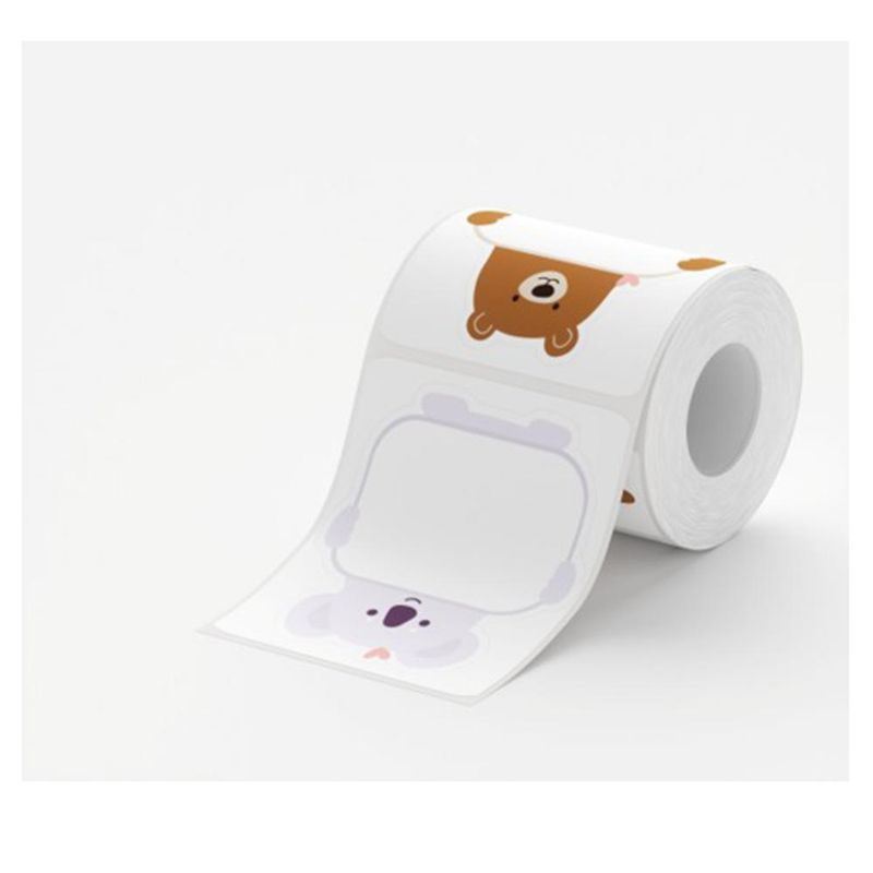 GENERICO - ETIQUETA NIIMBOT DISEÑO TIGRE 50mm x 60 mm -120 uni