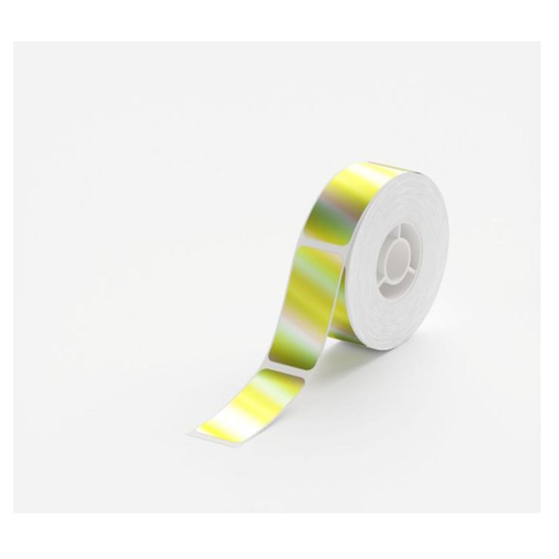 GENERICO - ETIQUETA NIIMBOT HOLOGRAMA DORADA 14mm x30 mm - 190 uni