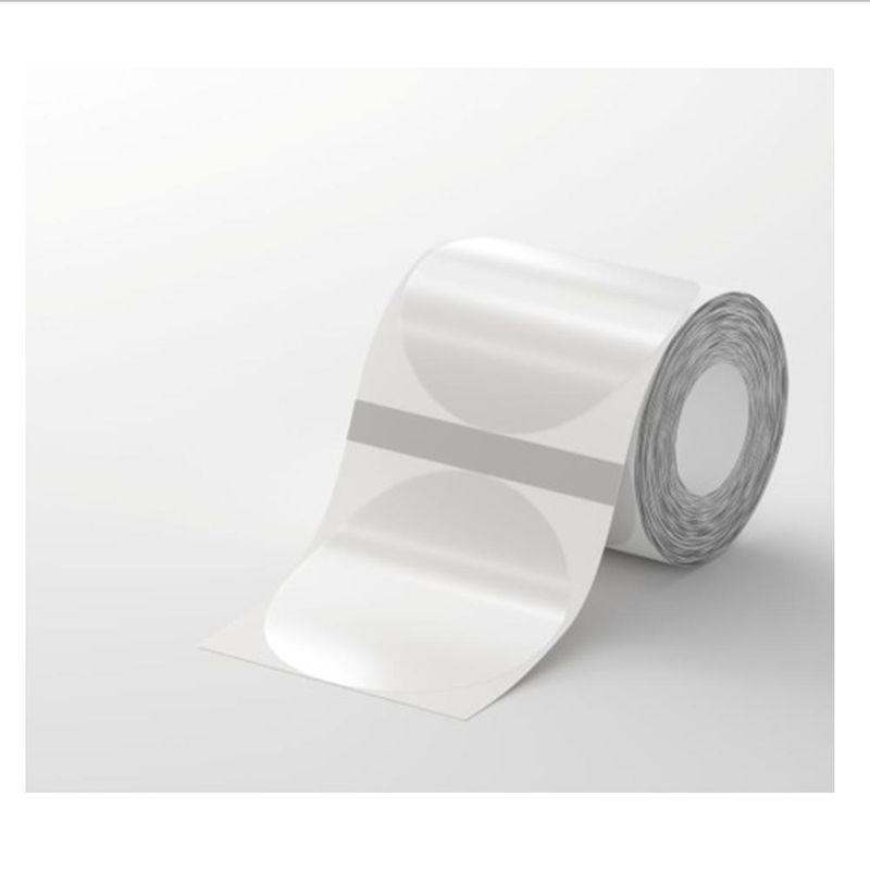 GENERICO - ETIQUETA NIIMBOT TRANSPARENTE CIRCULAR 50mm x 50mm - 150 uni