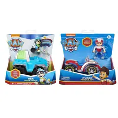 PAW PATROL - Pack Vehículo Básico Rex + Ryder