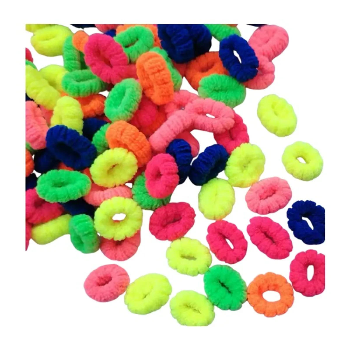GENERICO - Set De 12 Colitas De Varios Colores Niñas Varios