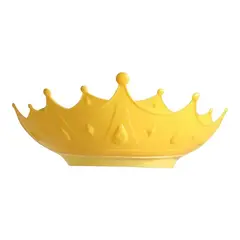 GENERICO - Gorro De Baño Visera Ducha Silicona Diseño Corona Ajustable