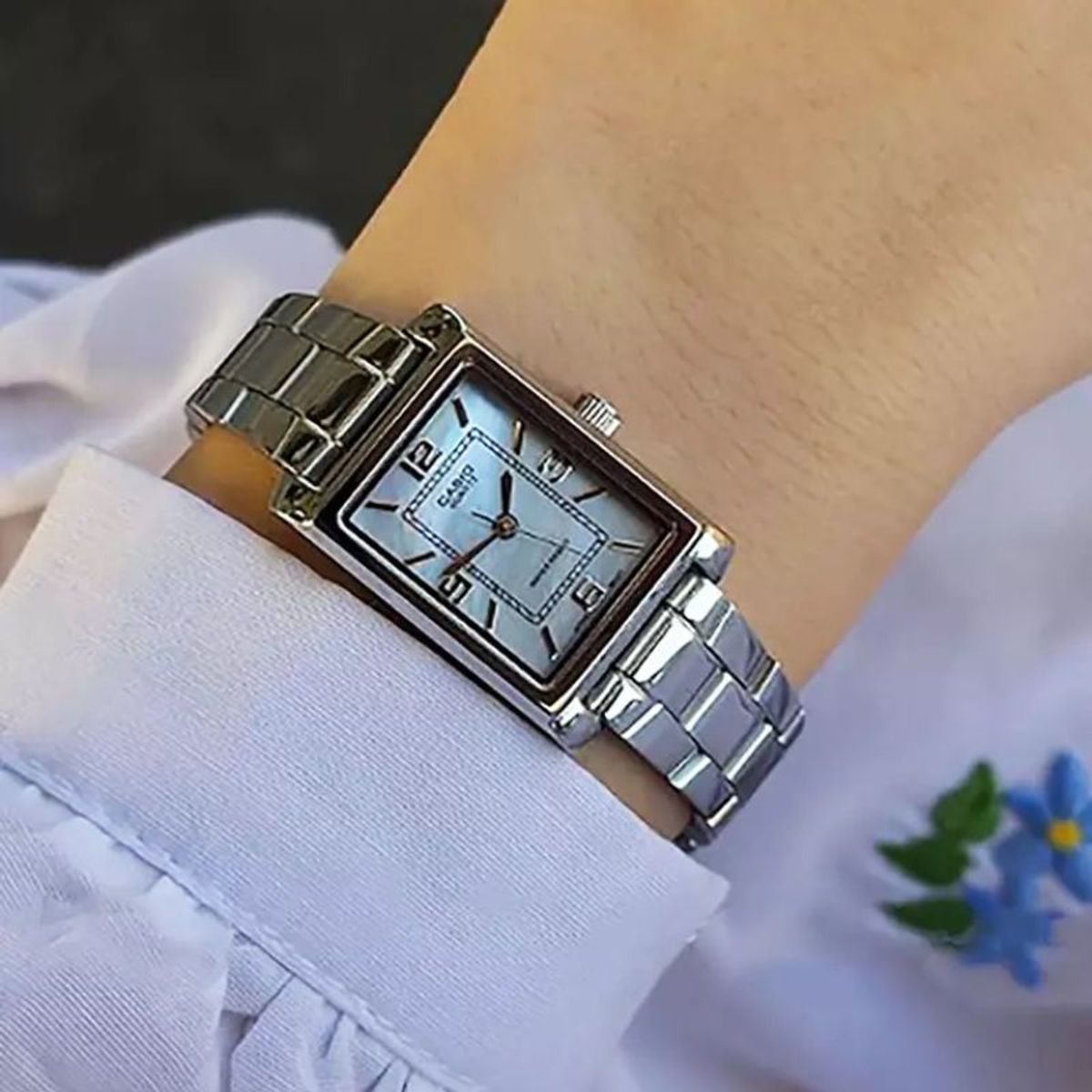 CASIO - Reloj Casio Mujer Tank Análogo LTP-1234DS-2A