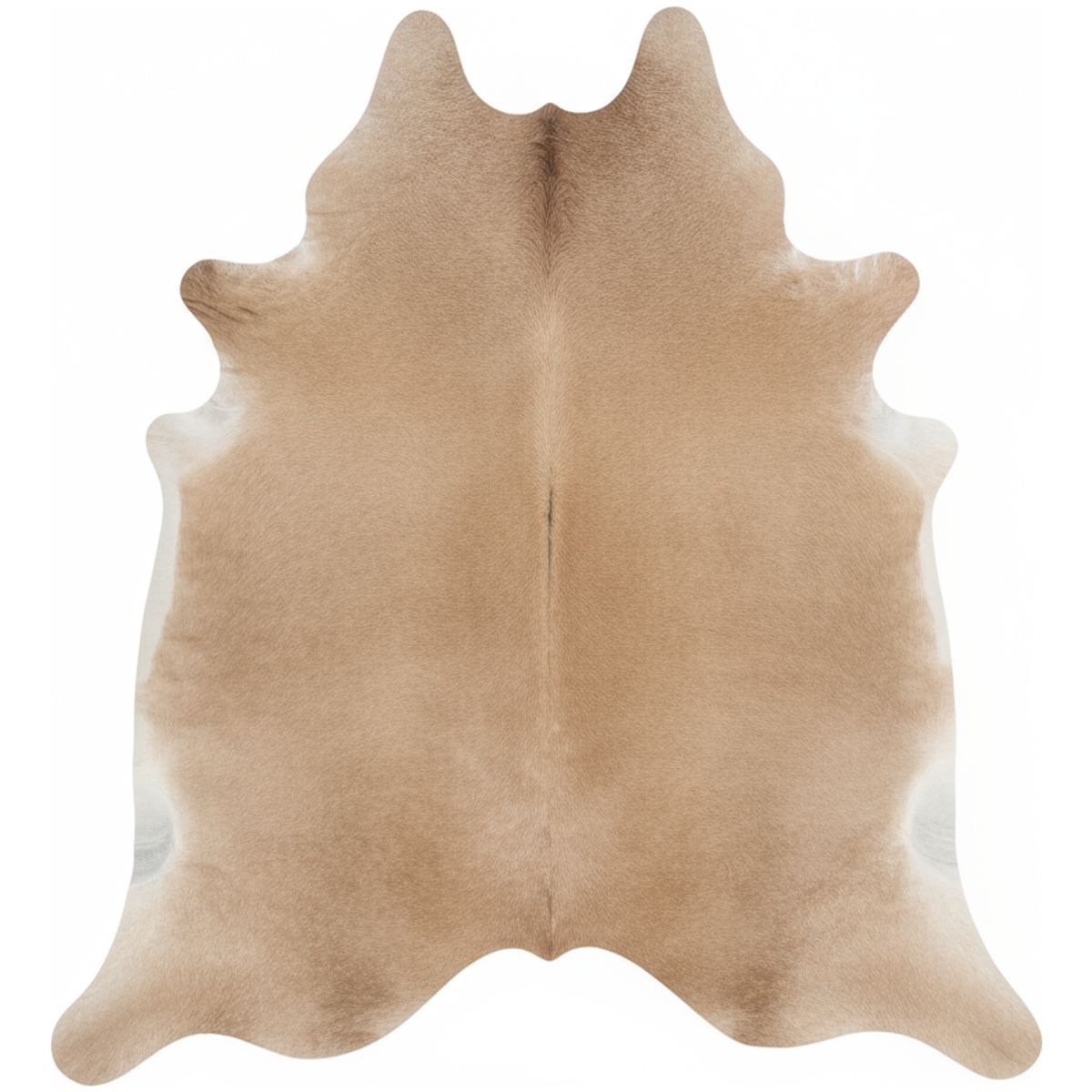 GENERICO - Alfombra Living Cuero de Vaca Beige 160x140 cm
