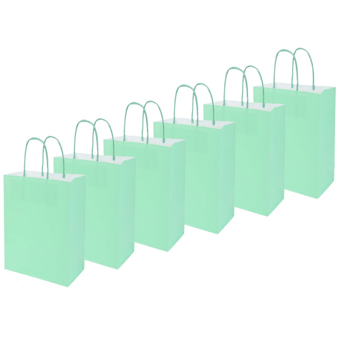 MOTARRO - Pack 12 Bolsas Ecológicas De Papel Colores 22cmX16cmX8cm