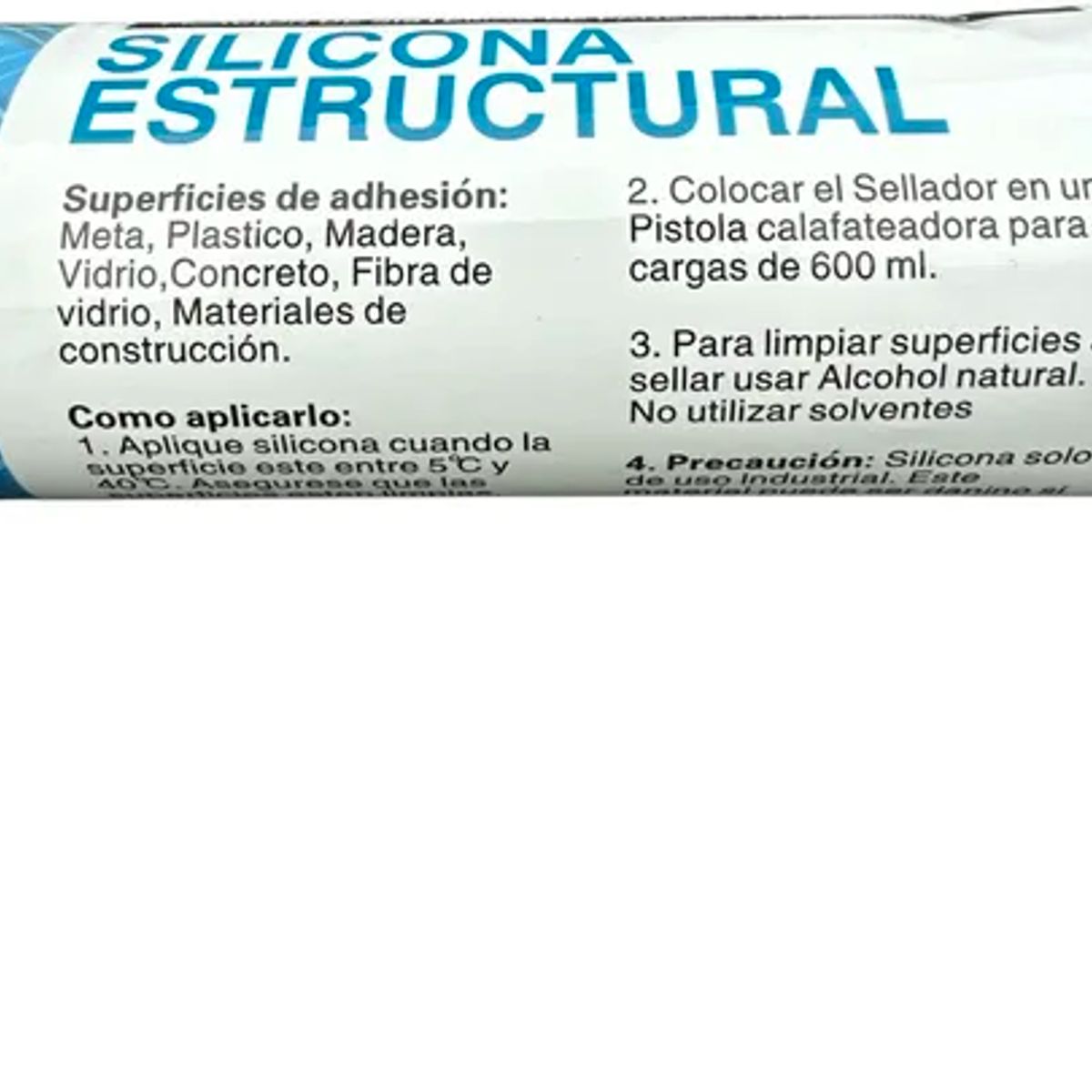 FULLSELLO - Pack x3 Silicona Estructural Negra 600ml Fullsello Secado Rapido