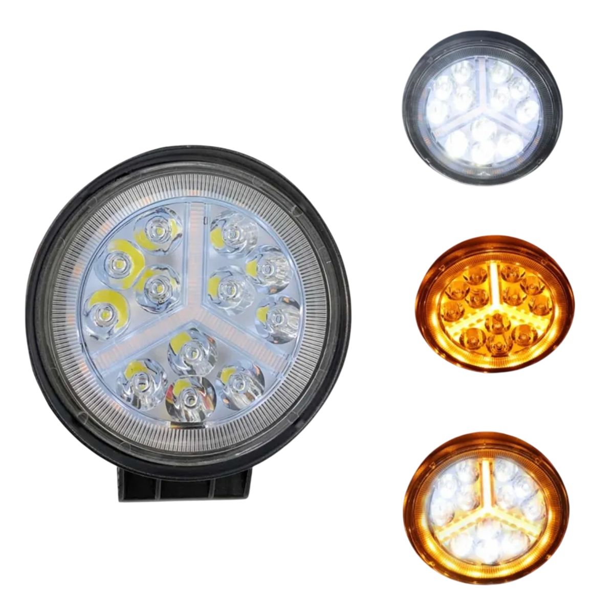 GENERICO - Luz Led Foco Neblinero Led 36w Bicolor Auto Moto