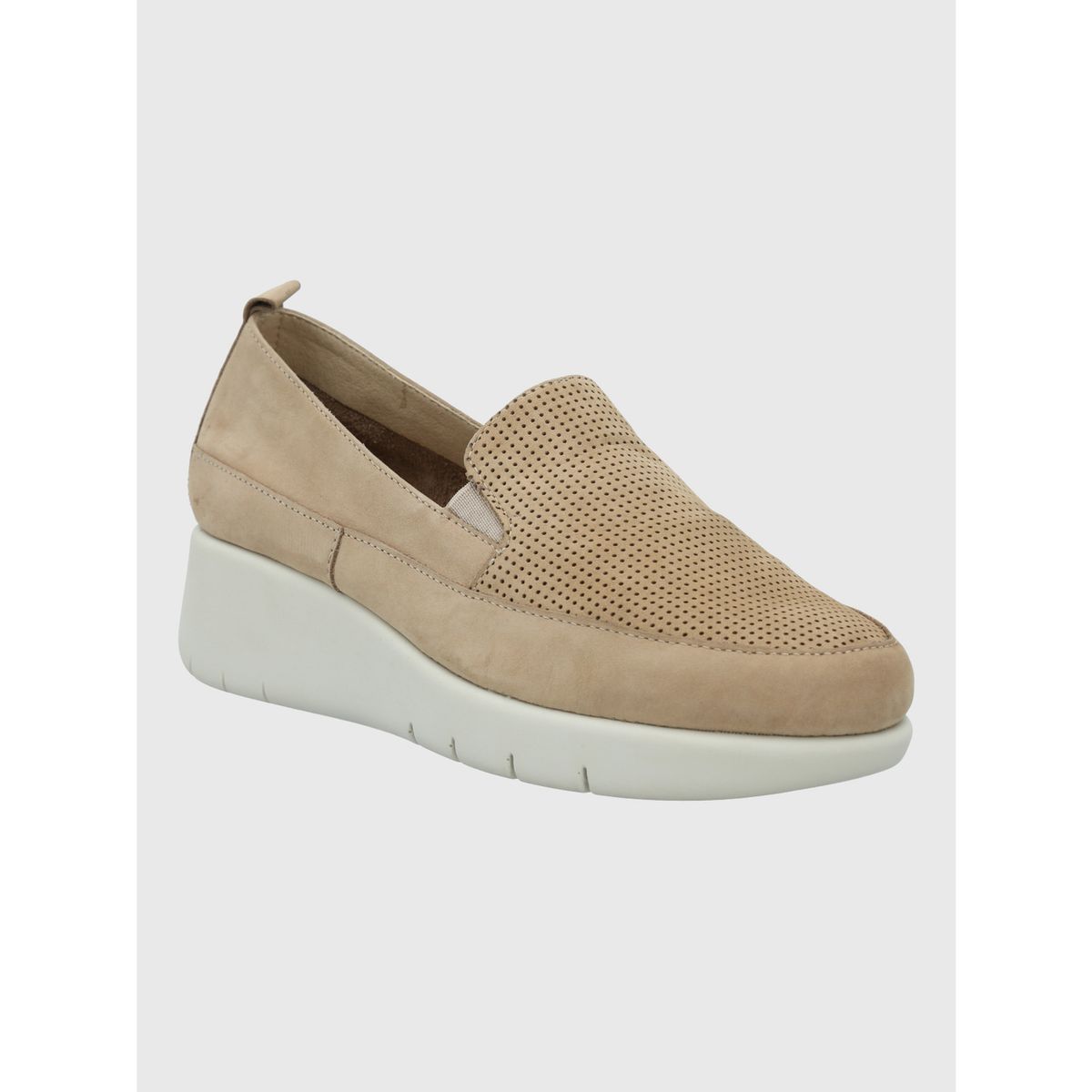 HUSH PUPPIES - Zapato Mujer Cuero Fly Jump Beige HUSH PUPPIES