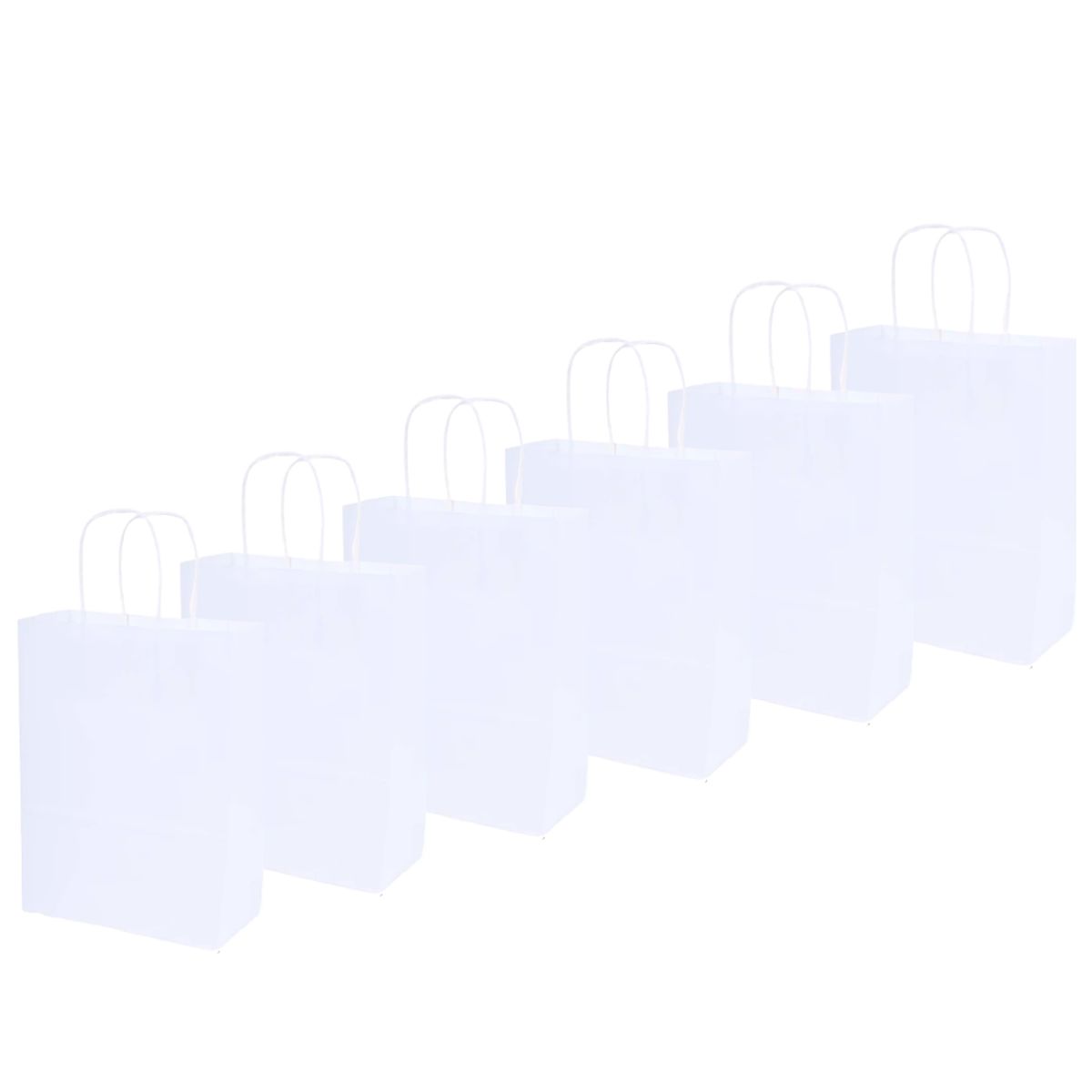 MOTARRO - Pack 12 Bolsas Ecológicas De Papel Colores 22cmX16cmX8cm