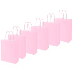 MOTARRO - Pack 12 Bolsas Ecológicas De Papel Colores 22cmX16cmX8cm