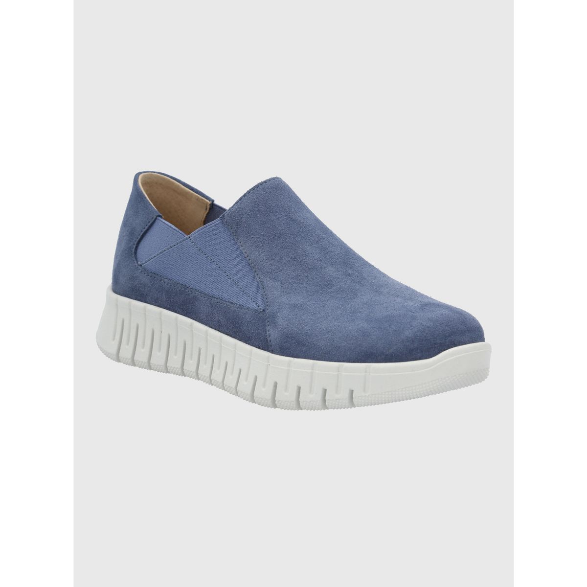 HUSH PUPPIES - Zapato Mujer Cuero Torino Azul HUSH PUPPIES
