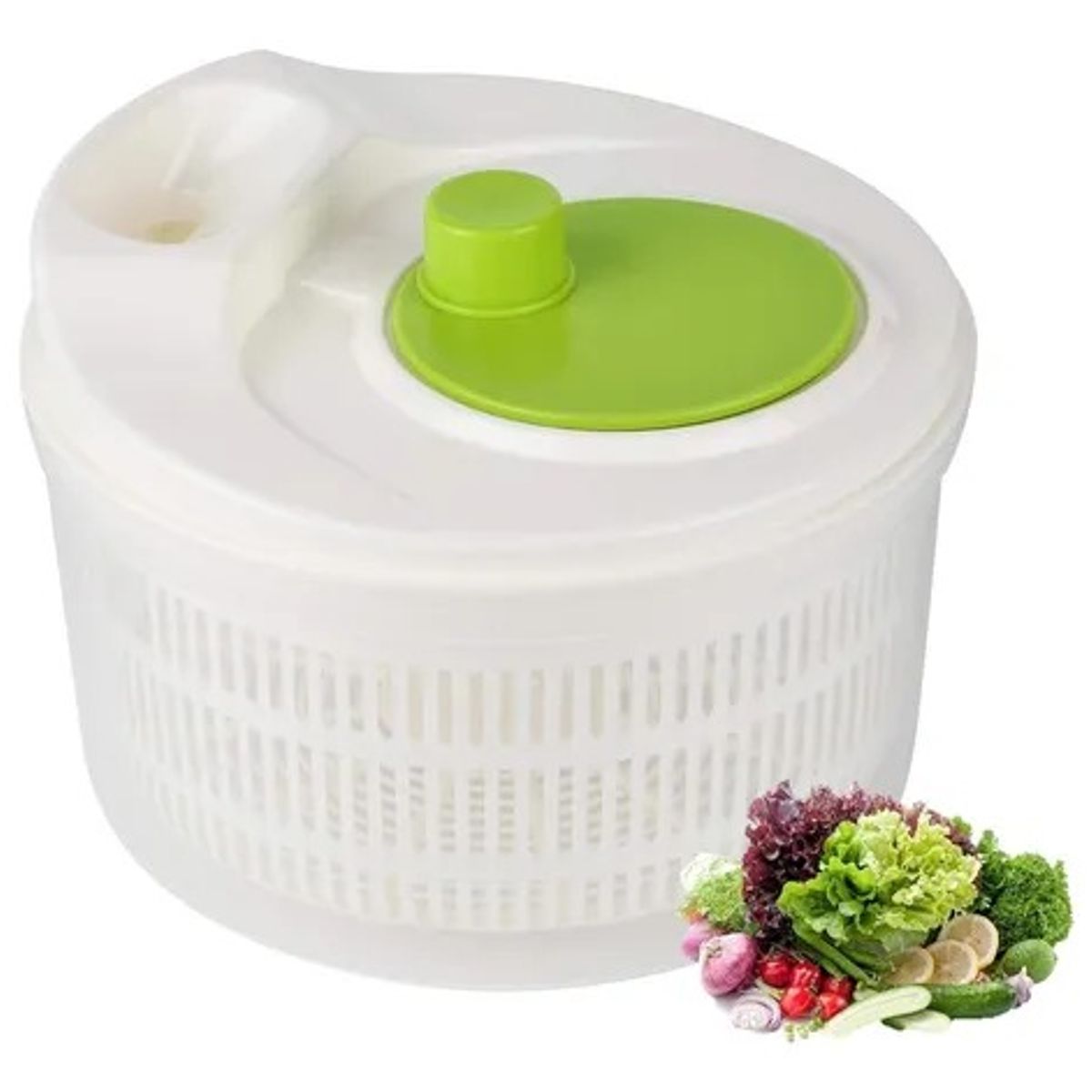 GENERICO - Escurridor Vegetales Centrifugador Verduras Secador Verduras