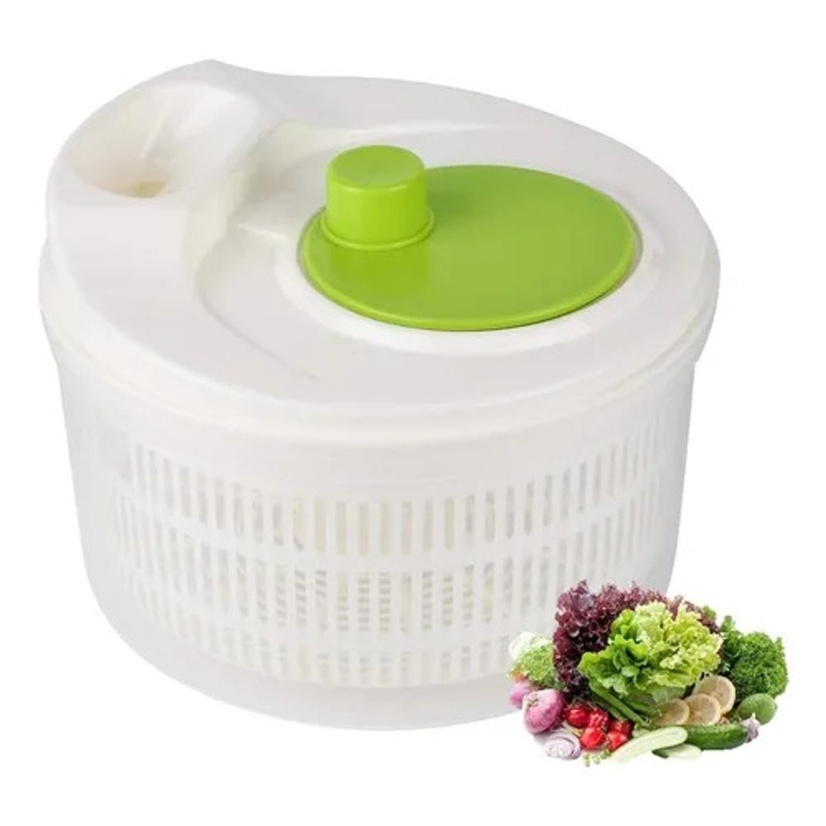 GENERICO - Escurridor Vegetales Centrifugador Verduras Secador Verduras