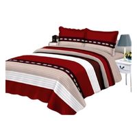 Cubrecama Quilt Verano 2 Plazas - Arrow Rojo KFL621
