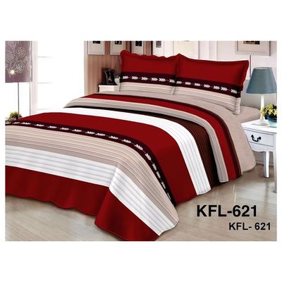Imagen 2 del producto Cubrecama Quilt Verano 2 Plazas - Arrow Rojo KFL621