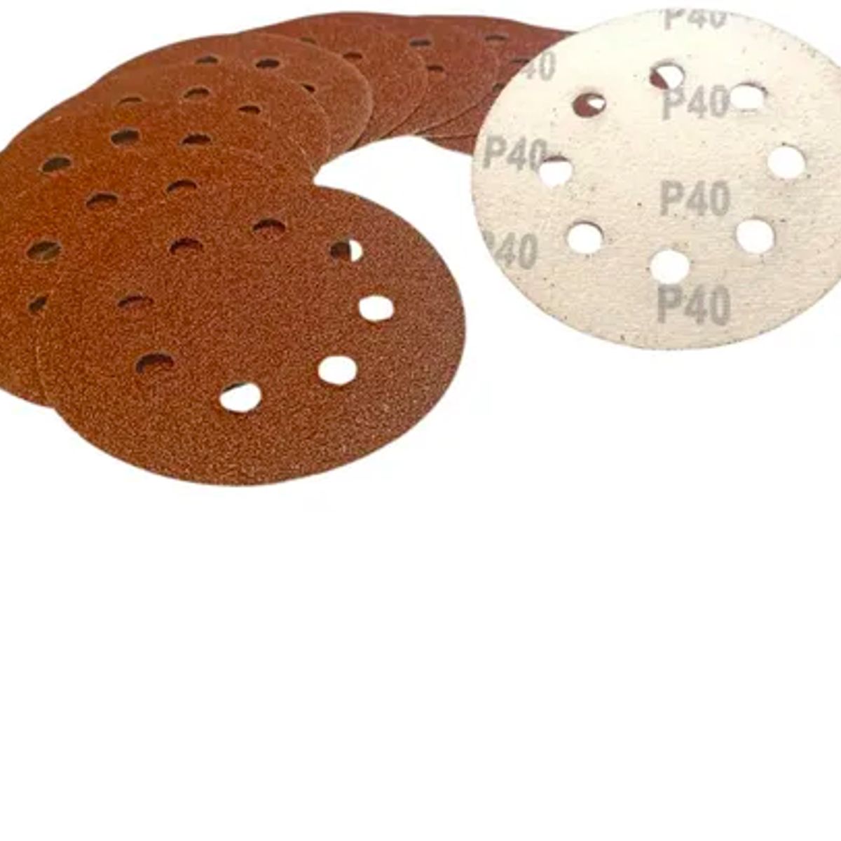 GENERICO - Pack x10 Discos Repuestos De Lija 4 1/2 Ferretools 40