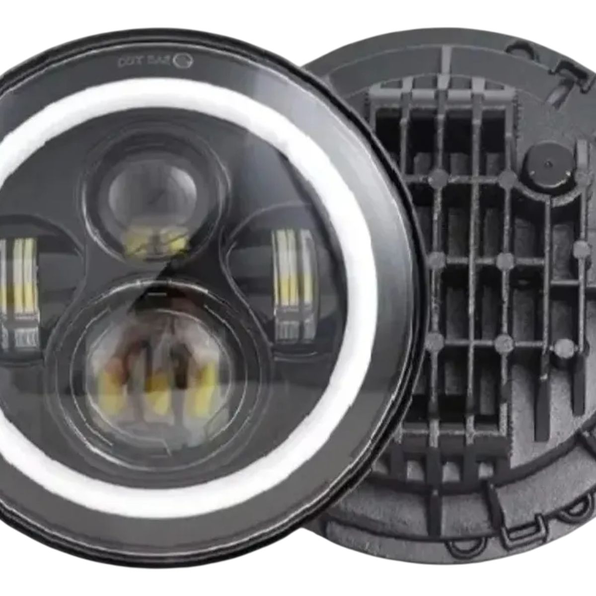 GENERICO - Focos Led 7 Pulgadas H4 Redondo Alta Y Baja Ojo De Ángel