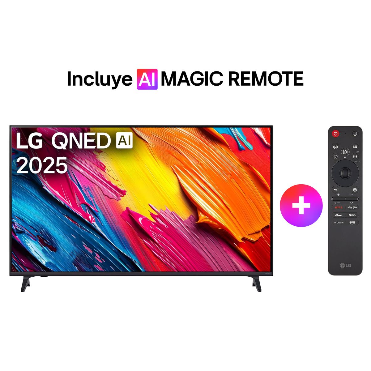 LG - Televisor QNED 50 Smart TV 4K UHD 50QNED70ASA 2025 + Magic Remote LG