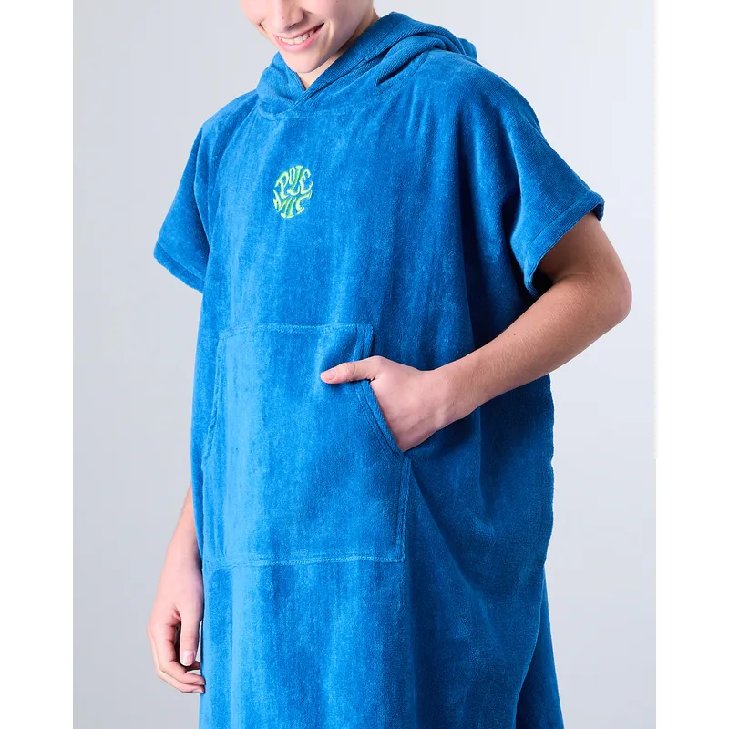 POLEMIC - Toalla poncho de Playa Niño Surf AZUL XV0065