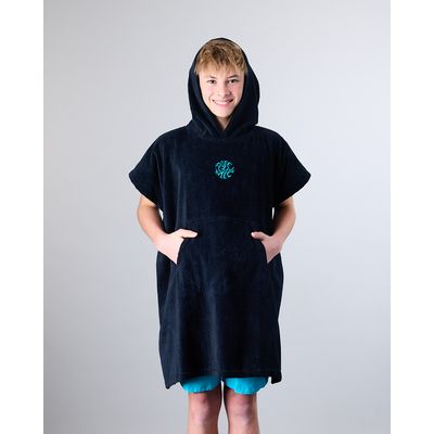 Imagen 2 del producto Toalla poncho de Playa Niño Surf NEGRO XV0065