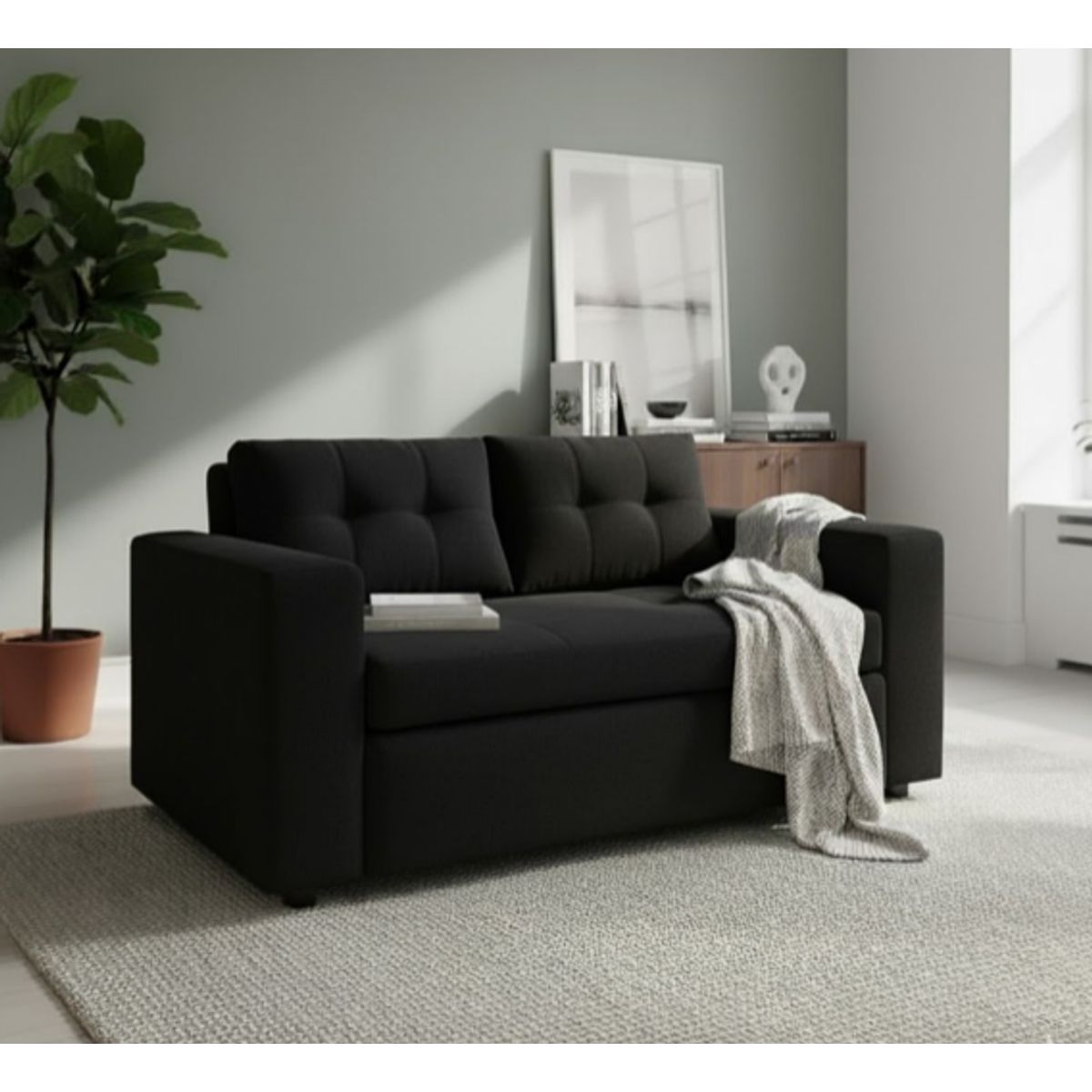 FLOBAL - Sofá 3 Cuerpos Florencia - Tela Repelente a Líquidos