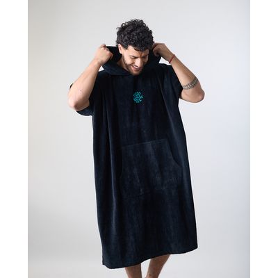 Imagen 2 del producto Toalla poncho Adulto de Playa Surf NEGRO XV0066