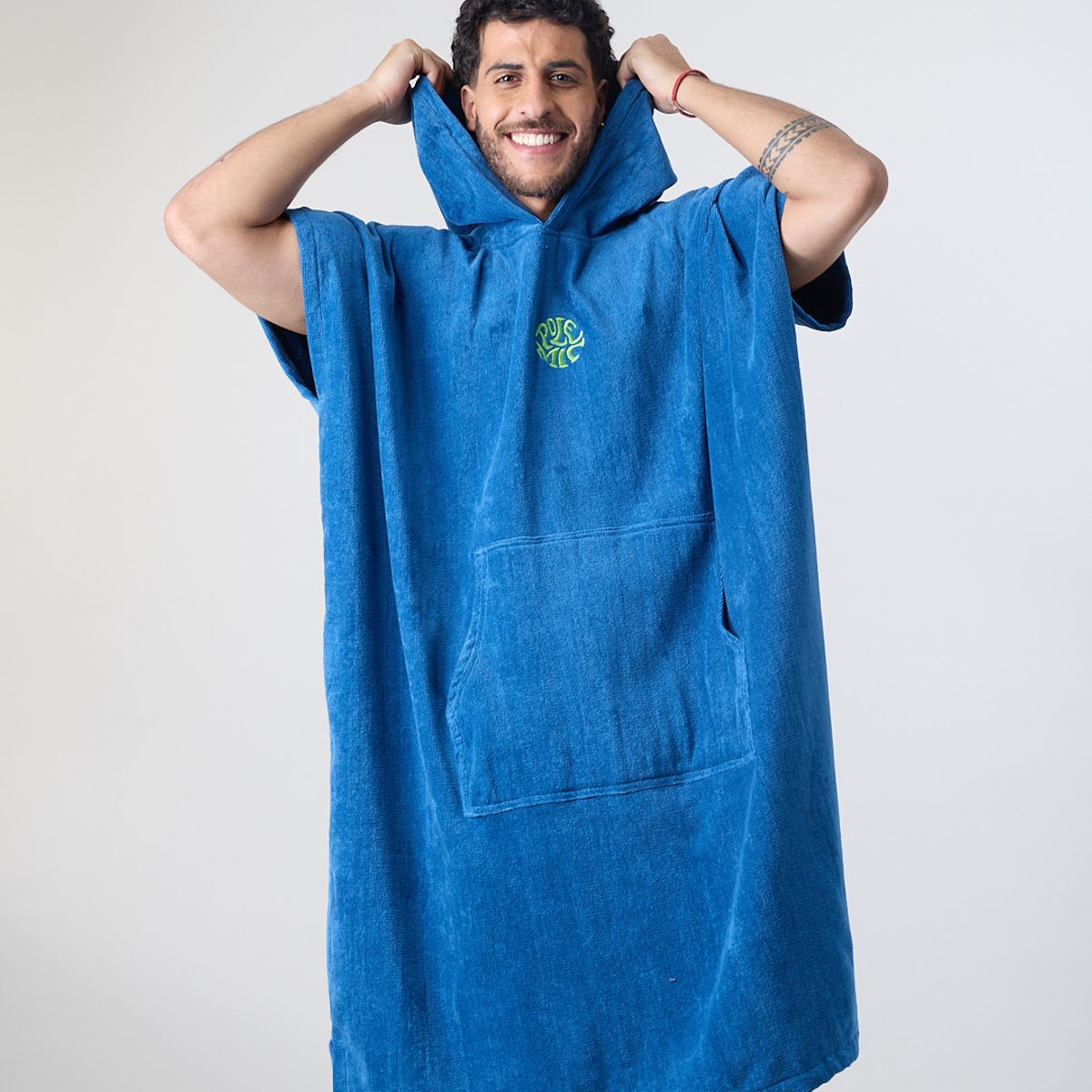 POLEMIC - Toalla poncho Adulto de Playa Surf AZUL XV0066
