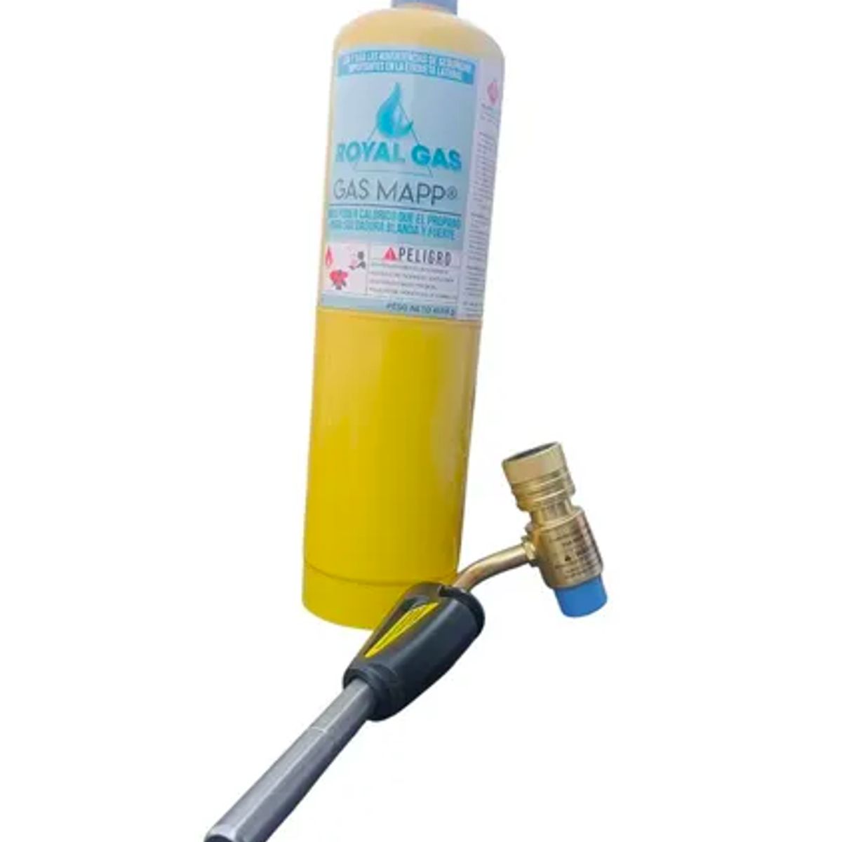 GENERICO - Pack Soplete Punta Giratoria Enc Auto + Gas Mapp S Plata