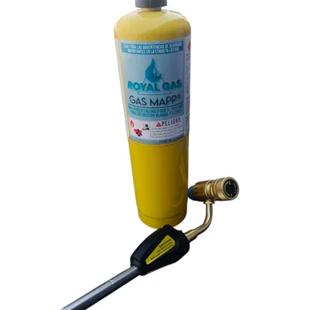 GENERICO - Pack Soplete Punta Giratoria Enc Auto + Gas Mapp S Plata