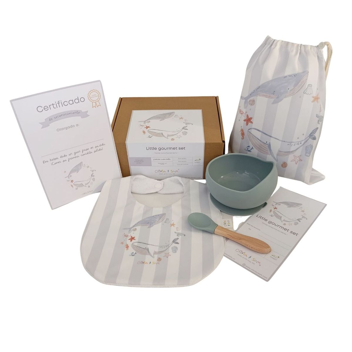 OLIVIA Y SAM - LITTLE GOURMET SET  REGALO BABY SHOWER