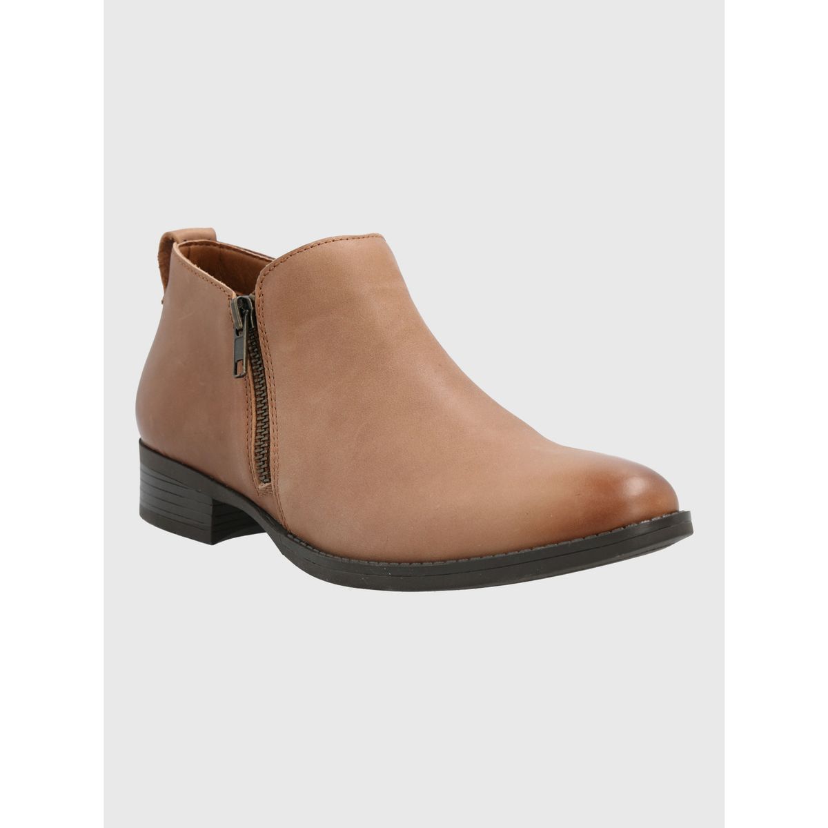 HUSH PUPPIES - Zapato Cuero Mujer Leiden Café HUSH PUPPIES