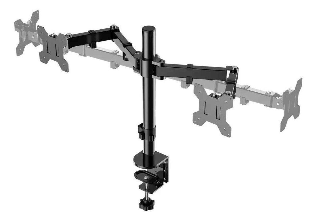 GENERICO Brazo Soporte Monitor Base Para Monitor Doble Alzador pantalla
