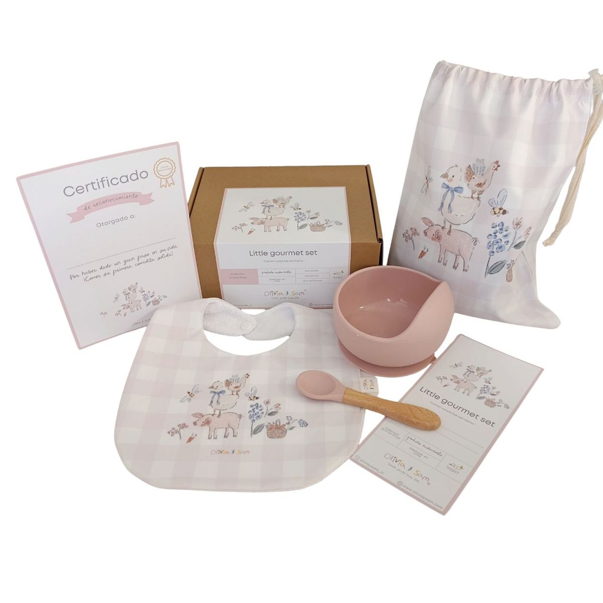 OLIVIA Y SAM - LITTLE GOURMET SET REGALO BABY SHOWER