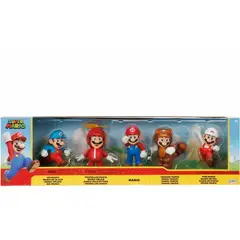 GENERICO - JAKKS NT416464 NINTENDO 25 FIGS 5PK MARIOS DISFRAZADOS