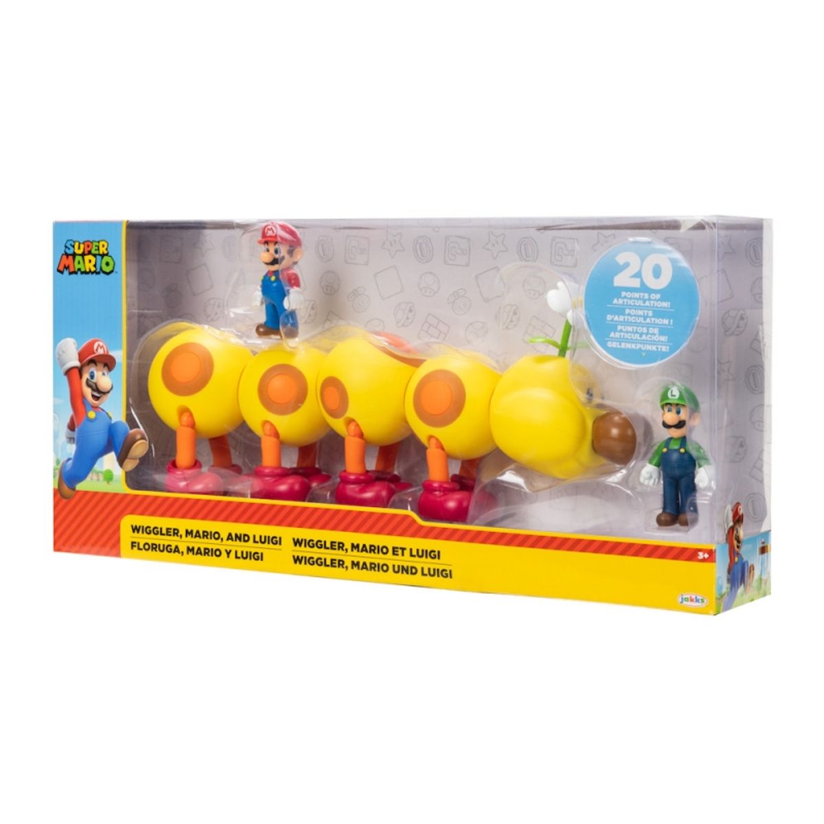 GENERICO - JAKKS NT416484 NINTENDO SODA JUNGLE WIGGLER MARIO AND LUIGI