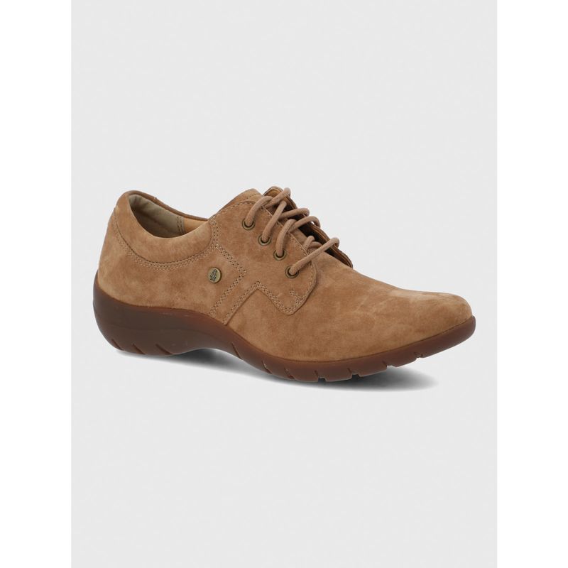 HUSH PUPPIES - Zapato Cuero Mujer Rojam Café HUSH PUPPIES
