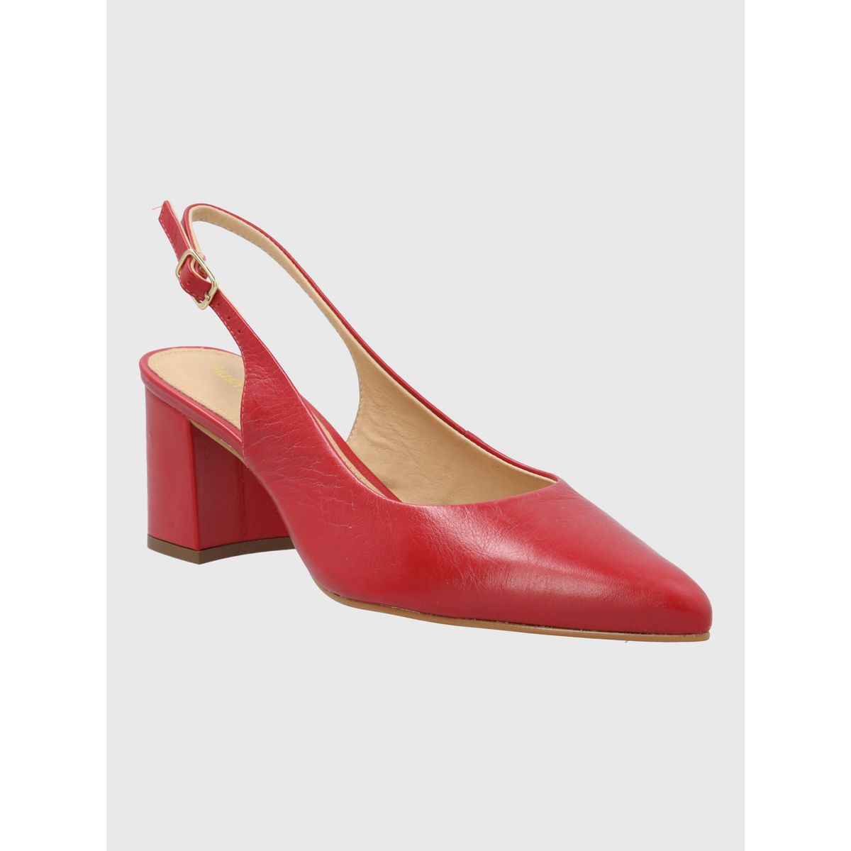 HUSH PUPPIES - Zapato Vestir Mujer Cuero Debbia Rojo HUSH PUPPIES
