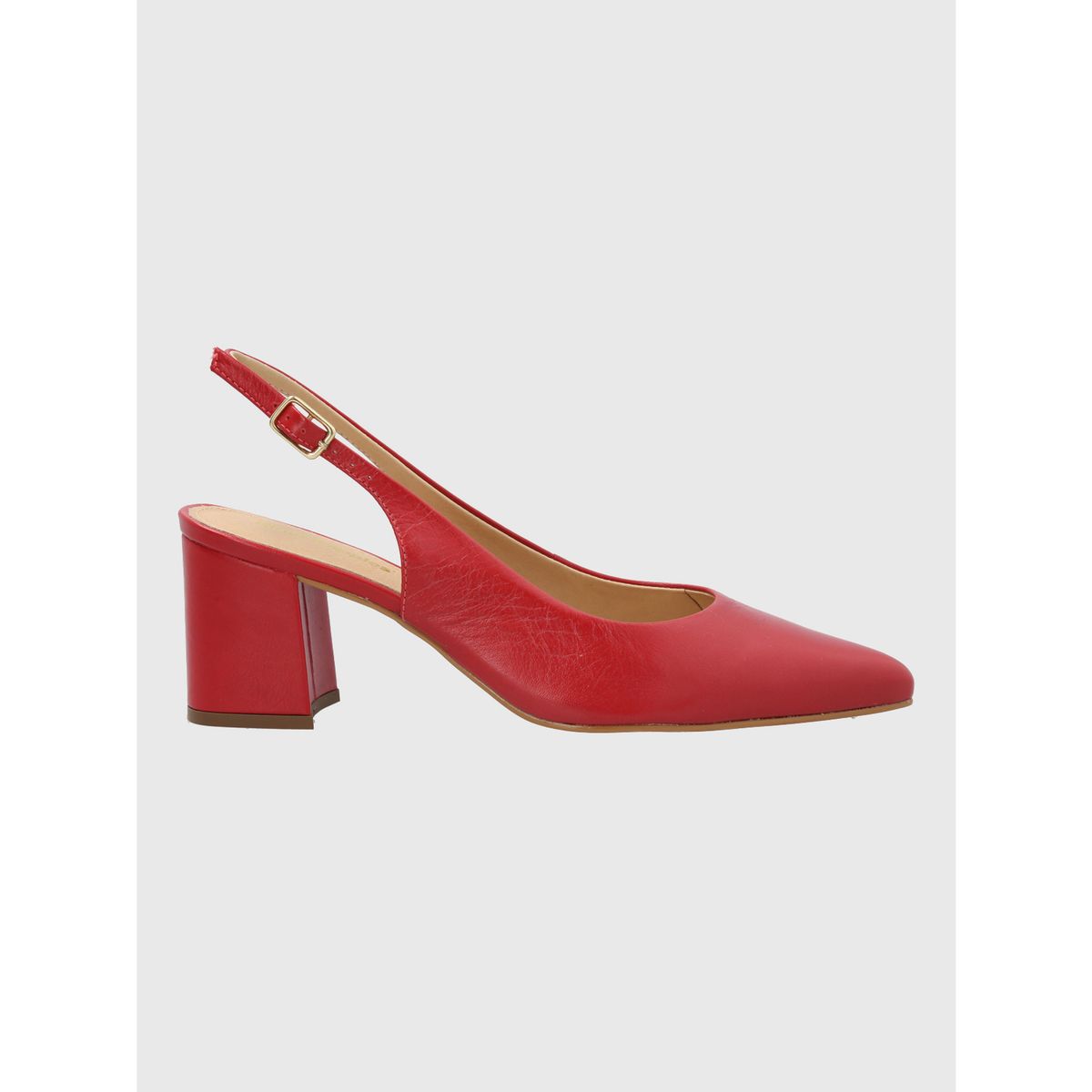 HUSH PUPPIES - Zapato Vestir Mujer Cuero Debbia Rojo HUSH PUPPIES